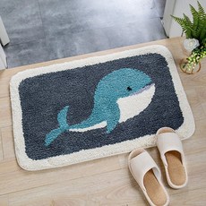 復古風防滑可愛浴室地墊, TYPE 02