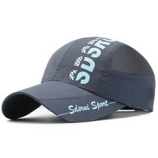 簡約網狀棒球帽, 炭灰色