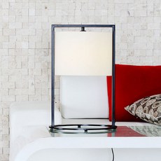 Pleda圓形鋼質床頭燈, 黑色