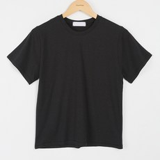 빼빼 여성용 통기성 라운드넥 스탠다드 모달 쿨링 반팔 티셔츠