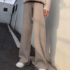 I'M MONG 女性Benny基本款鬆緊針織褲