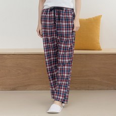 PINGCOCO Blen 格紋毛呢九分刷毛睡褲 M0019