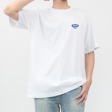 Printstar 男士透氣簡約17支棉夏季logo短袖T恤 IMUD_20