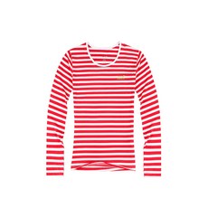 말레로드 여성용 스트라이프 단가라 심플 긴팔 티셔츠 #W6107