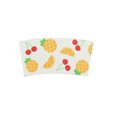 Potegar 菠蘿水果圖案杯架, 2個, 100件