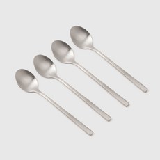 ssueim Pierre茶匙, 冰銀, 4個