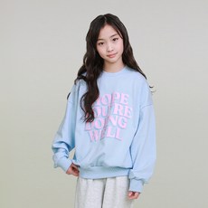 Jenny 兒童款 寬鬆版型 Doing Well 大學T JN1060M