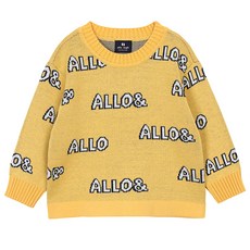 allo&lugh 孩童 Play 徽標針織套頭衫