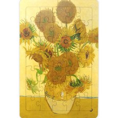拼圖畫廊傑作木製孝道拼圖 14 向日葵 19 x 29cm, 1個, 35件