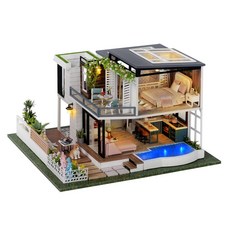 ADICO 花園別墅 DIY 迷你袖珍屋, 混色, 1個