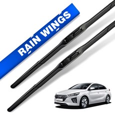 레인윙스 차량용 하이브리드 와이퍼 블레이드 운전석 + 조수석 세트, 현대 아이오닉 하이브리드 2016년~2020년