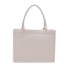 JCP 베이직 펠트 베이비 토트백, 화이트