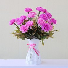 소니오 장식용 홈 테이블 멀티 조화 + 화병, TYPE 32 + 랜덤발송(화병 꽃), 1개