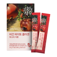 石榴植物性膠原蛋白補充果凍 14條入, 280g, 1盒