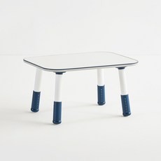 리바트 피노 키즈 높이조절 사각테이블 방문설치, 인디고