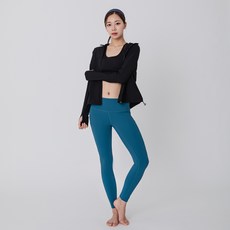 BELLANIZ 女款多口袋九分內搭褲