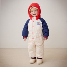 뉴키즈온 몰리멜리 아동용 스노우 퐁퐁 스키 패딩 상하의 수트 세트