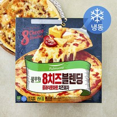 풀무원 8치즈블렌딩 클래식토마토 치즈피자 (냉동), 340g, 1개, 1개입