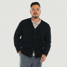 5XL 男士Oversize雙口袋基本款針織開襟衫
