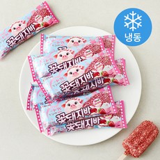 롯데웰푸드 꽃돼지바 (냉동), 1개, 10개입, 70ml