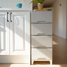 보노하우스 위클리 서랍장, 그레이, 4단