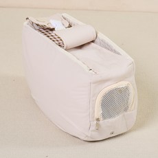 REDPUPPY 寵物寬鬆斜背包, 燕麥米色, 1個