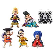 Banpresto 航海王 世界收藏模型 WCF 和之國 回憶 回憶篇 vol.1 公仔 6款套組, 1套