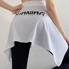 Hanbomnuri女款瑜珈緊身褲臀部遮蓋裹裙