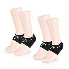 去角質踝套 黑色, 2件, 2個