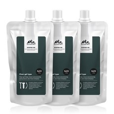 Manhurst 刮鬍凝膠 補充包, 250g, 3個