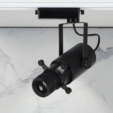 WONHA DS 海格 鏡頭聚光 LED 20W 無頻閃軌道燈 正白光, 黑色, 1個