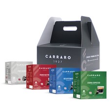 CARRARO 雀巢咖啡機通用單品咖啡膠囊禮盒, 112g, 4盒, 1組