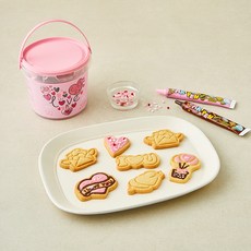 브로드카세 하트 아몬드 쿠키 만들기 세트 148g, 1세트