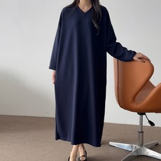 봉봉스토리 애프터눈 브이넥 임산부 원피스