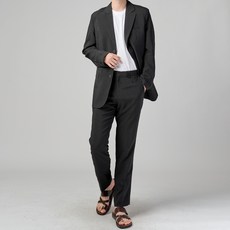 Barre 男士亞麻翻蓋口袋三扣基本款西裝套裝 BU3001