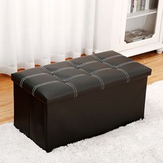 A-Hope 折疊墊生活盒 76 x 38 x 38cm, 1個, 01黑色