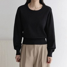 andstyle 女款 B-soft 第6彈 日常柔軟合身半短版圓領嫘縈針織衫 264976