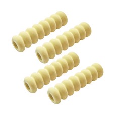 aguard 海綿門把保護套 4入 防止門把受損 內徑16mm 黃色, 33 x 143mm