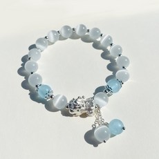 Buddhabest 貓眼石財運貔貅手鍊 S925