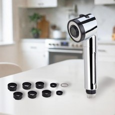 BK 프리미엄 필터 수압상승 주방헤드 + 호환젠더 6종 + 보조부속 3종 투손03 세트, 1세트