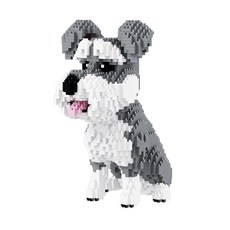 a-life 나노블럭 대형 슈나우져, 혼합색상, 1개