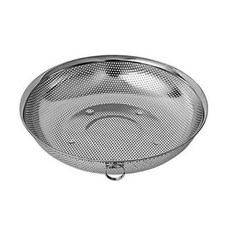 Boami Home Living POSCO 304 打孔托盤圓形蔬菜籃 21, 單色