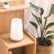 Blooming 檯燈情境燈, 象牙白 + 木質