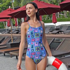 Lemon Sugar Sunny Beachcomber X字背帶泳衣 LSSX0023