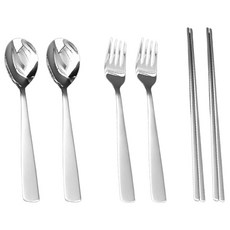 Willive Mono 兒童餐具組, 湯匙 2p + 叉子 2p + 筷子 2p, 單一顏色