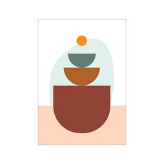 진심디자인 감성 아트웍 디자인 캔버스 E. 무드 패인팅 라인 E-26 넛트 하프워쉬