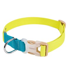 파스텔펫 반려동물 파스텔 배색 목줄, 옐로우, 1개
