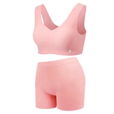 Little rabbit 女童V型無痕內衣+4角內褲