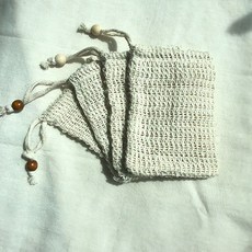 肥皂網 2種*2入組, 棕色+米色珠珠款, 1組