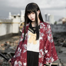 Kanta Universe 水手服 Haori Cosplay 和服服裝